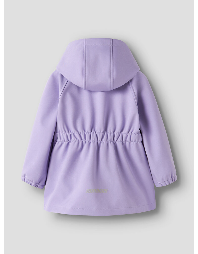 name it Alfa Softshell Jacket Sunlit Allium