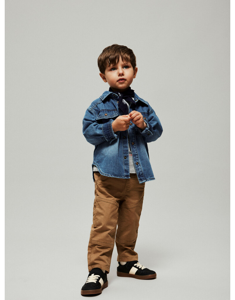 name it Blue Denim Shirt Medium Blue