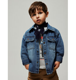 name it Blue Denim Shirt Medium Blue