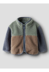 name it Mimba Sherpa Jacket Chinois Green