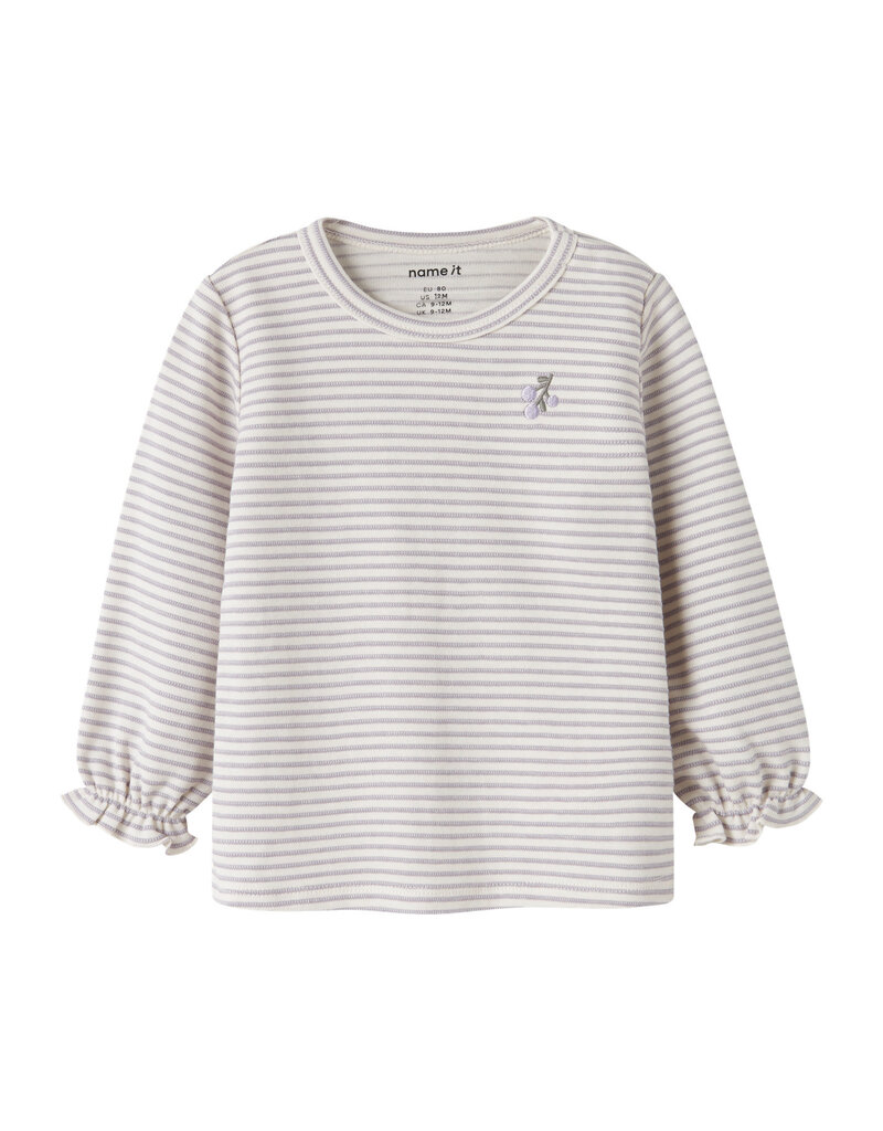 name it Bripa Sweatshirt Lavender Gray