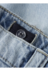name it Bella Skater Buckle Jeans Light Blue Bleached Denim