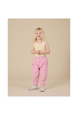 Goldie + Ace Embroidered Colour Pop Rib Singlet Yellow/Pink