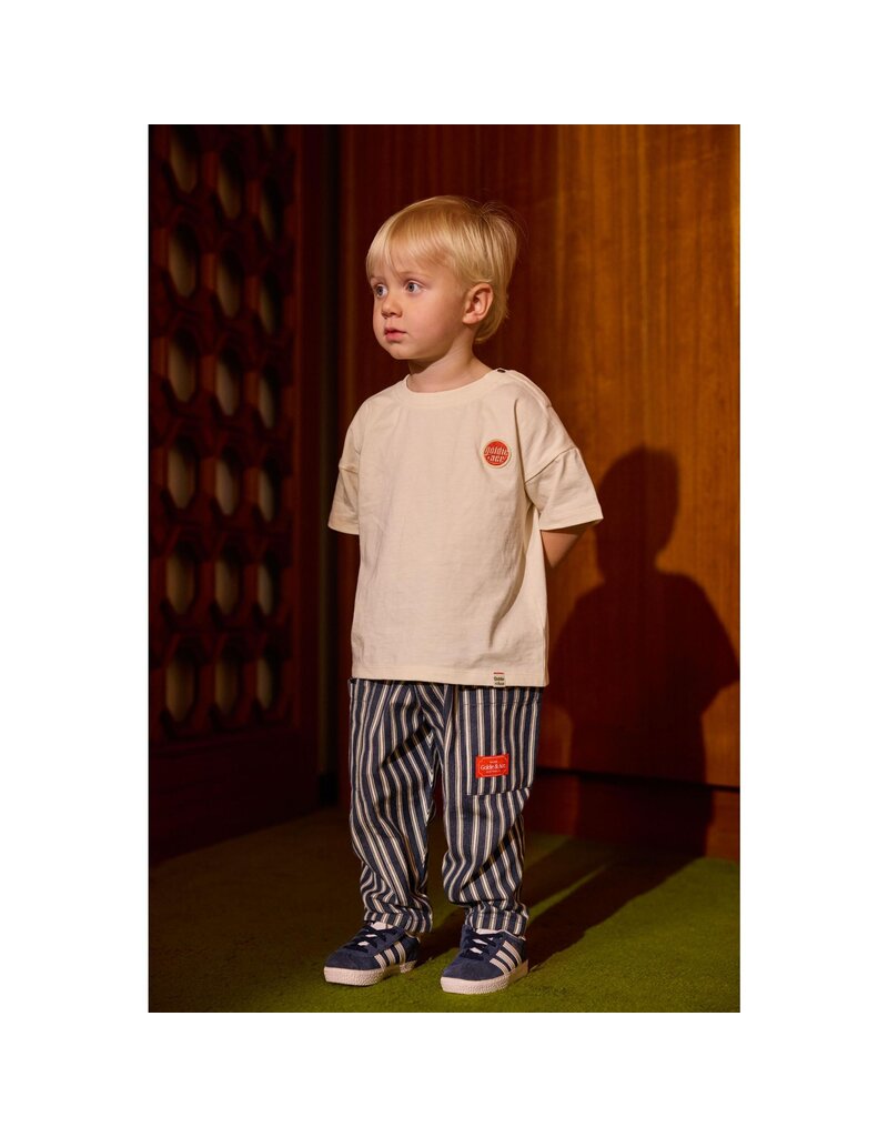 Goldie + Ace Essential Logo T-Shirt Antique White