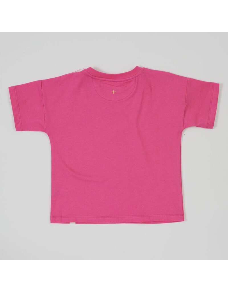 Goldie + Ace Essential Logo T-Shirt Pink