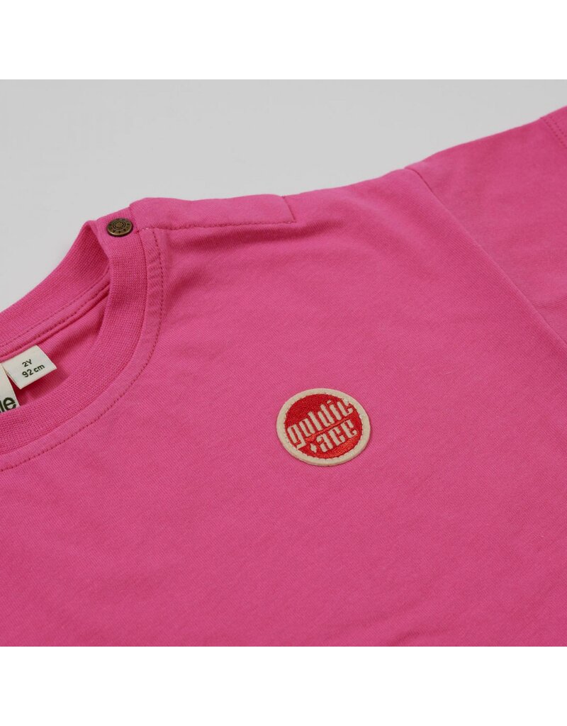 Goldie + Ace Essential Logo T-Shirt Pink