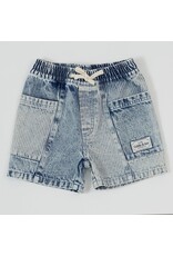 Goldie + Ace Pin Stripe Noah Pocket Shorts