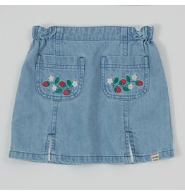 Goldie + Ace Wild Strawberry Chambray Skirt