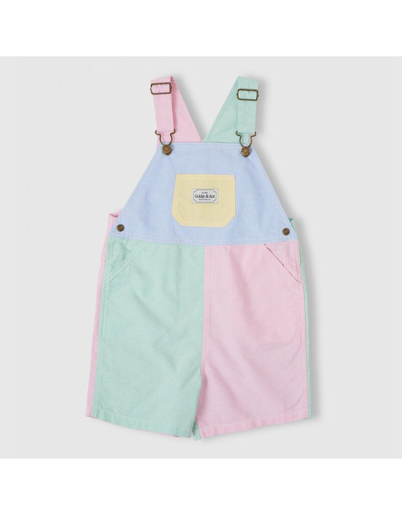 Goldie + Ace Colour Block Oxford Burton Overall