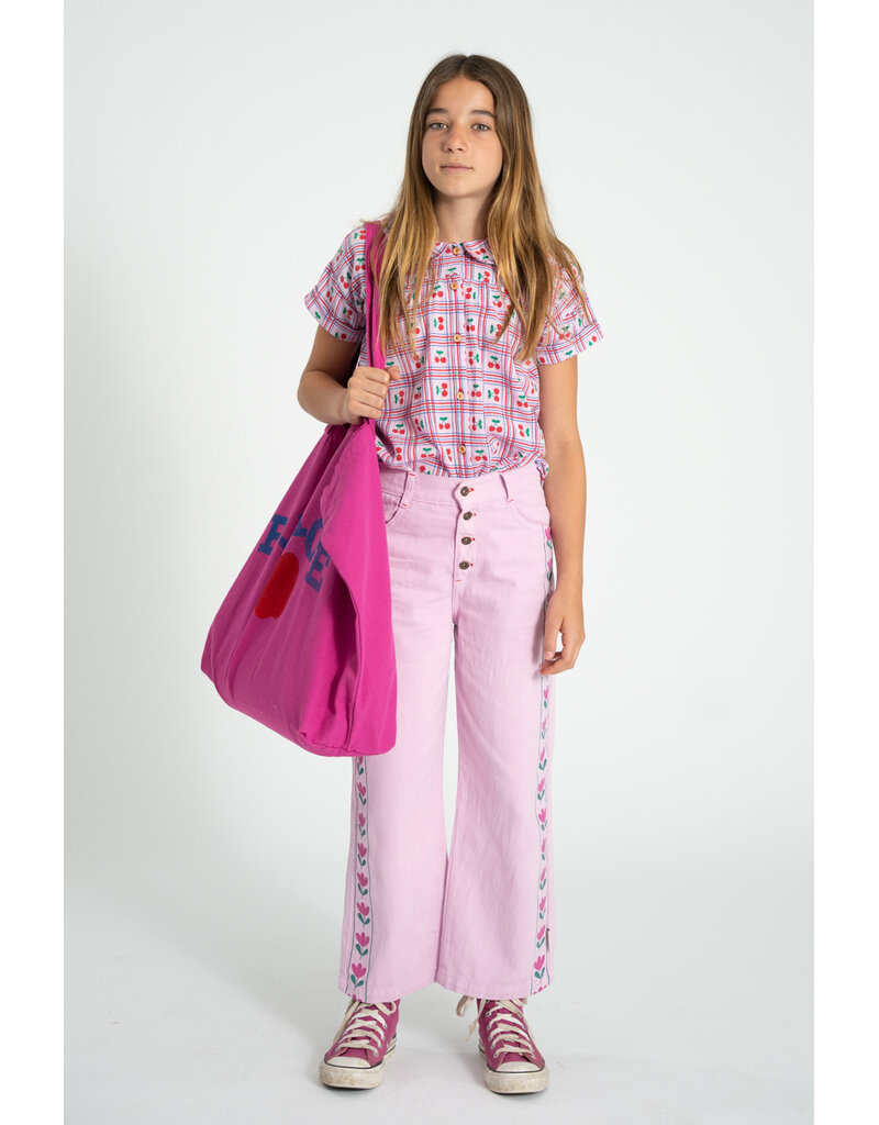 piupiuchick Flare Trousers Lilac