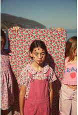 piupiuchick Peter Pan Collar Shirt Lilac Cherries allover