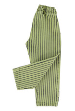 piupiuchick Unisex Trousers Green w indigo Stripes