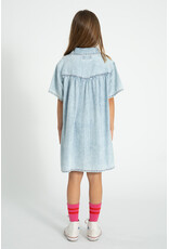 piupiuchick Short Dress Blue Light Denim