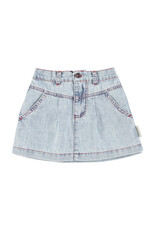 piupiuchick Short Skirt Blue Light Denim