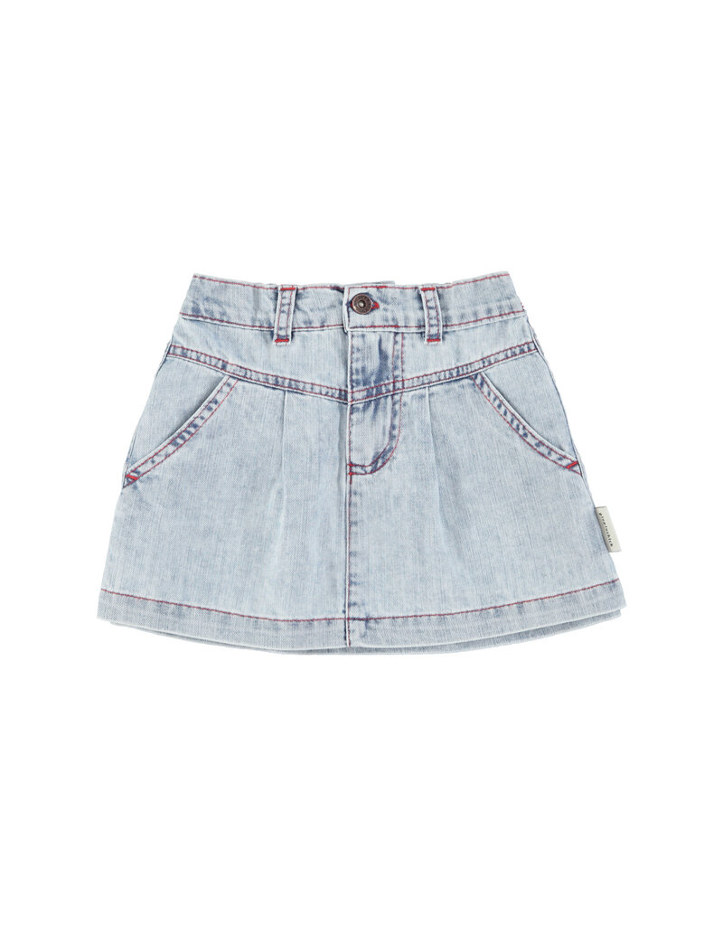 piupiuchick Short Skirt Blue Light Denim