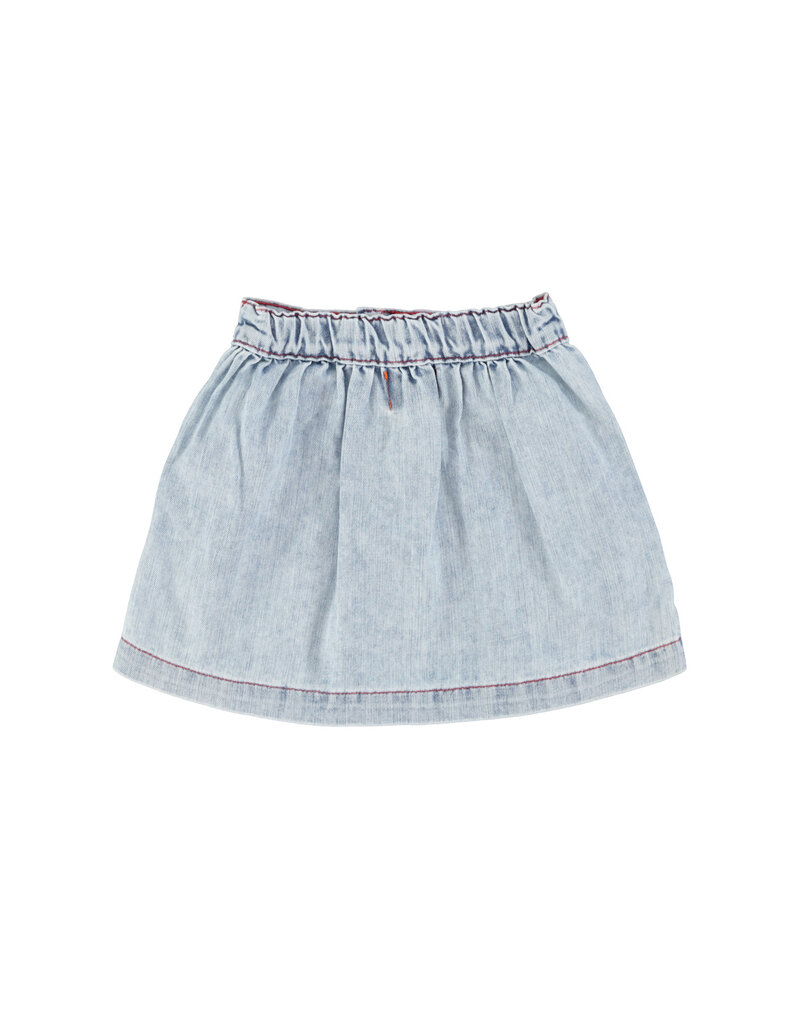 piupiuchick Short Skirt Blue Light Denim