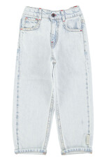 piupiuchick Unisex Trousers Washed Light Blue Denim