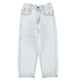 piupiuchick Unisex Trousers Washed Light Blue Denim