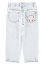 piupiuchick Unisex Trousers Washed Light Blue Denim