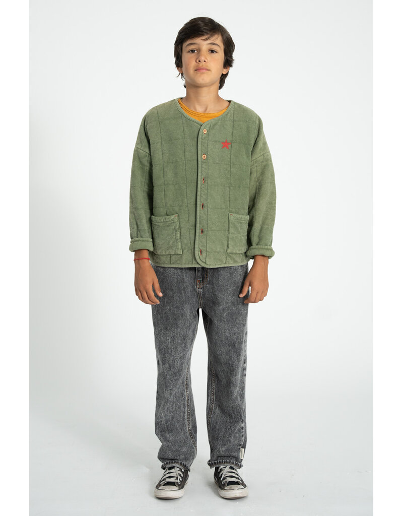 piupiuchick Unisex Trousers Washed Black Denim SS26