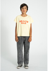 piupiuchick Unisex Trousers Washed Black Denim SS26