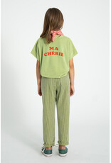 piupiuchick T-Shirt Light Olive w Cherry Print