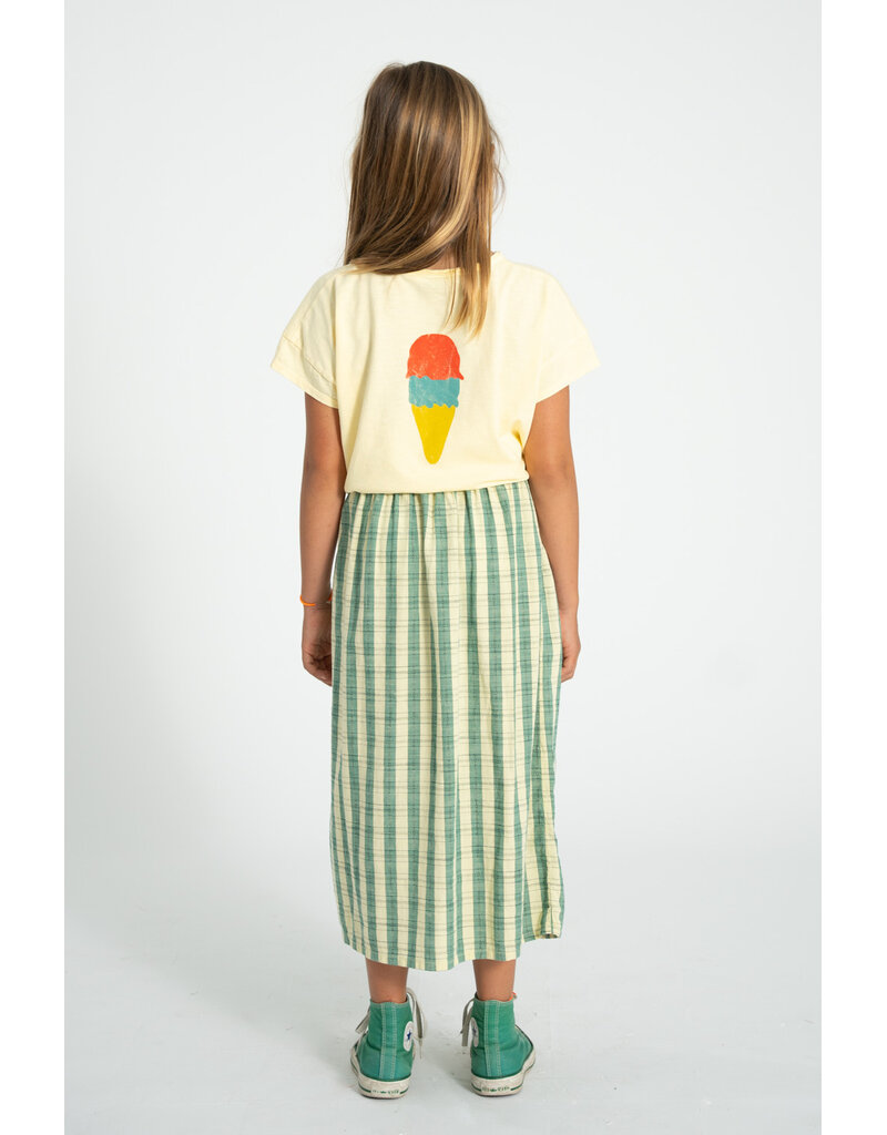 piupiuchick T-Shirt Light Yellow w Beach Bar Print