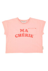 piupiuchick T-Shirt Light Pink w Ma Cherie Print