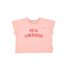 piupiuchick T-Shirt Light Pink w Ma Cherie Print