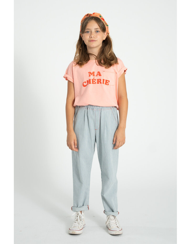 piupiuchick T-Shirt Light Pink w Ma Cherie Print