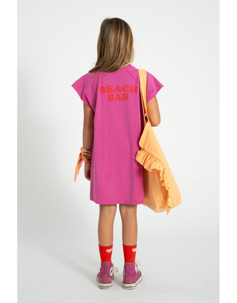 piupiuchick T-Shirt Dress Fuchsia w ice Cream Print