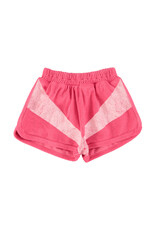 piupiuchick Shorts Pink w White Stripes Print