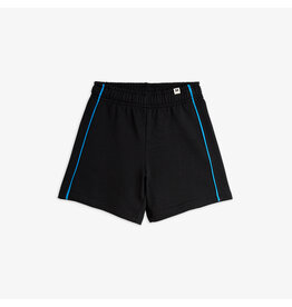 Mini Rodini Plain piping sweatshorts Black