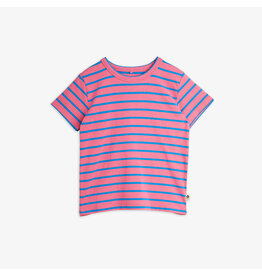 Mini Rodini Stripe yd ss tee Pink