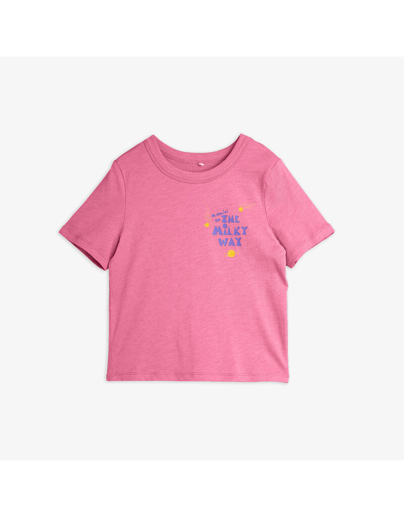 Mini Rodini The milky way sp ss tee Pink