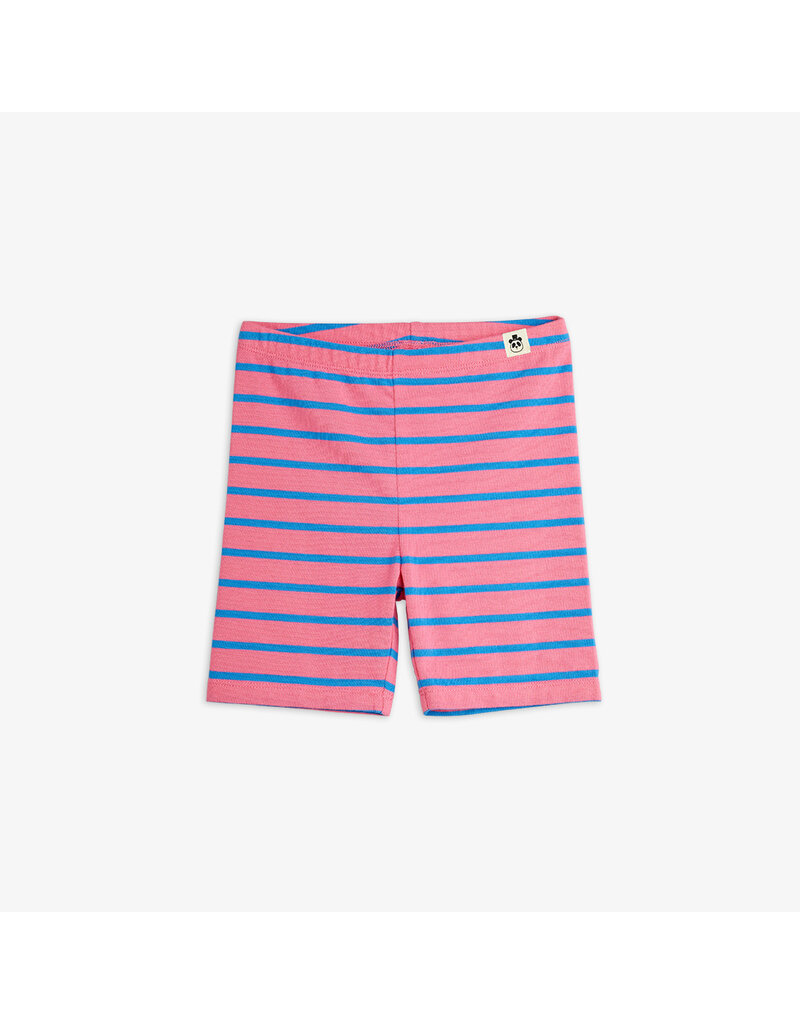 Mini Rodini Stripe yd bike shorts Pink