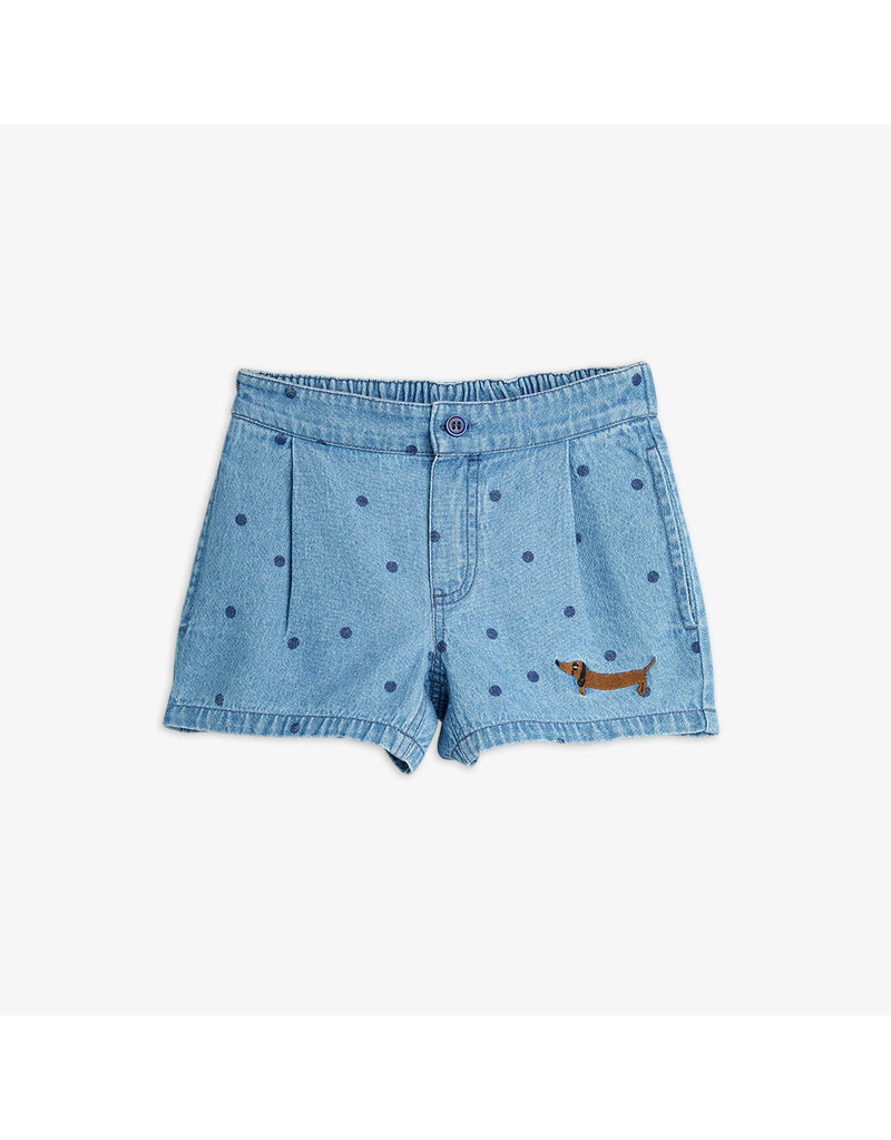 Mini Rodini Lw denim dots aop shorts 2 Blue