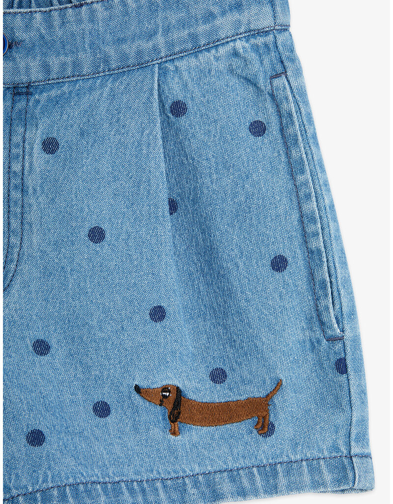 Mini Rodini Lw denim dots aop shorts 2 Blue