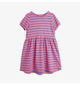 Mini Rodini Stripe yd ss dress Pink
