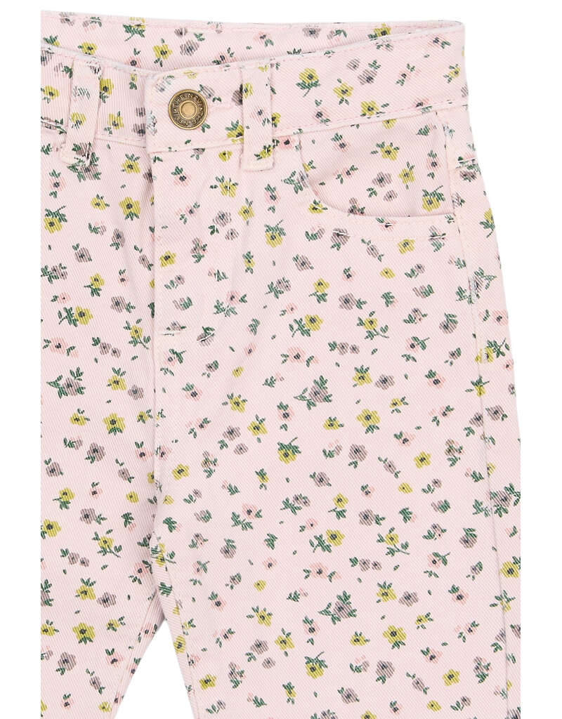 The New Sif Straight Jeans Light Lilac AOP