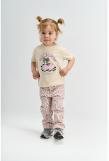 The New Sif Straight Jeans Light Lilac AOP