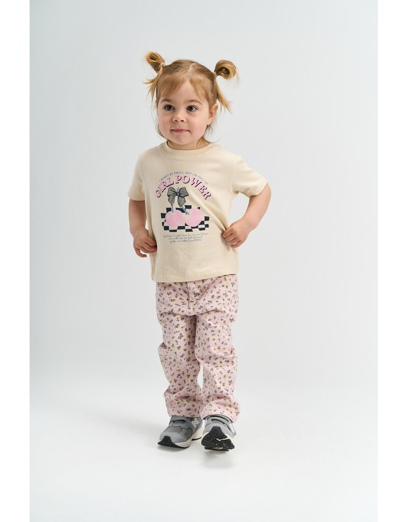 The New Sif Straight Jeans Light Lilac AOP