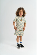 The New Sebastian Shorts Aqua Gray AOP