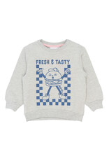 The New Samy Sweatshirt Light Grey Melange