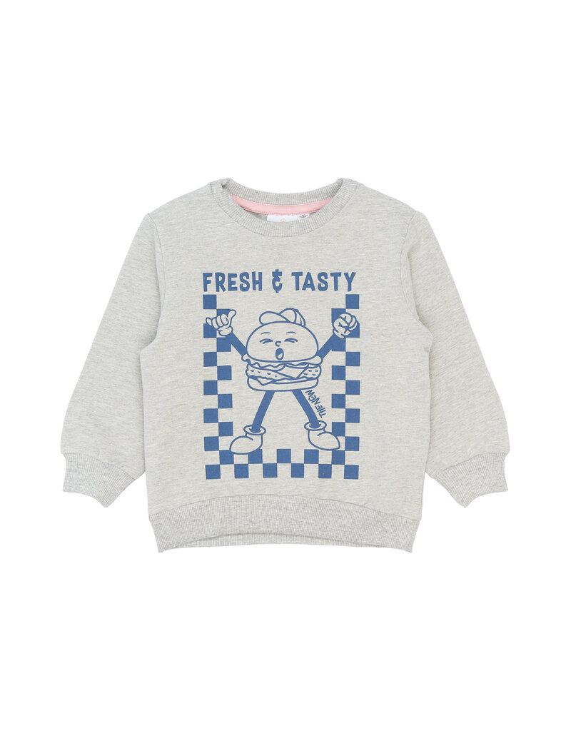 The New Samy Sweatshirt Light Grey Melange