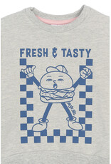 The New Samy Sweatshirt Light Grey Melange