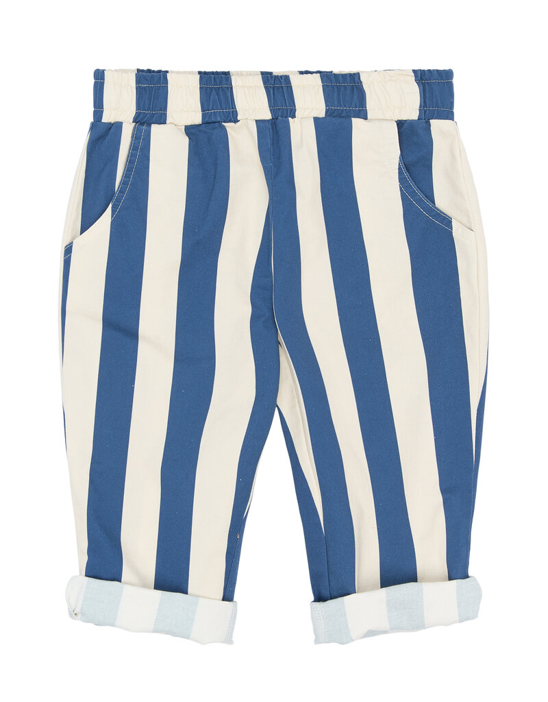 The New Silas Baggy Pants True Blue Striped