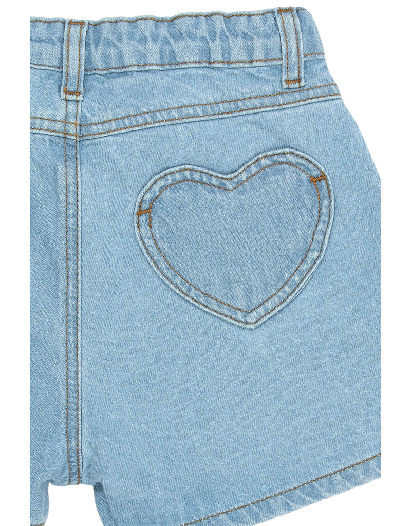 The New Samantha Denim Shorts Light Blue Denim