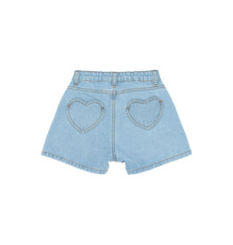 The New Samantha Denim Shorts Light Blue Denim