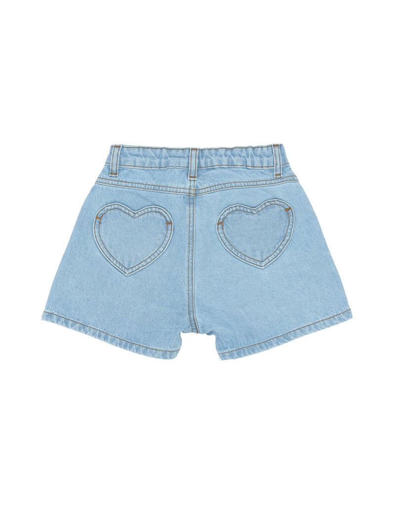 The New Samantha Denim Shorts Light Blue Denim